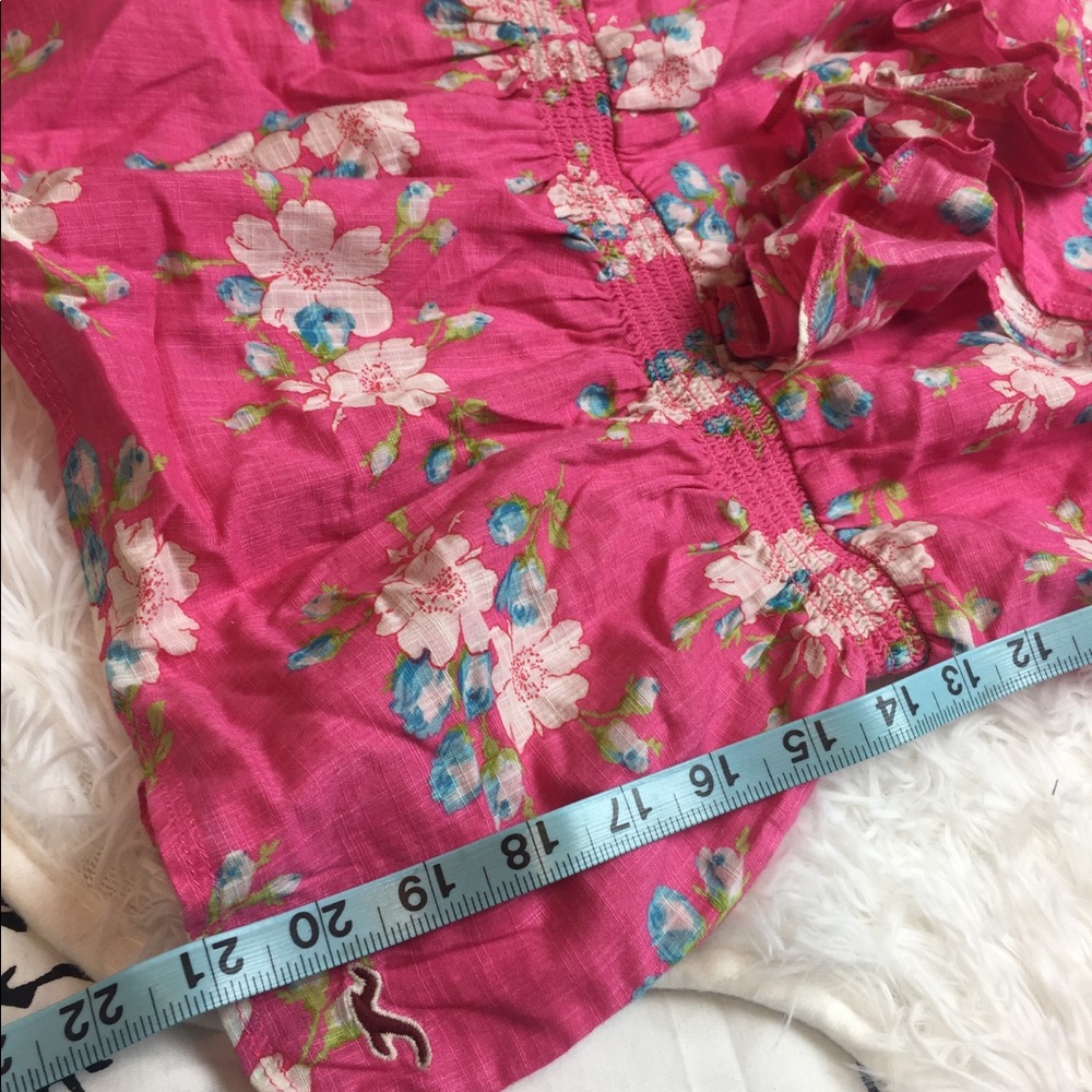 Hollister blouse pink flower - Picture 7 of 7